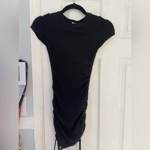 Black garage dress